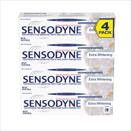 センソダイン Sensodyne フッ素入り歯磨き粉（184g）4本入りバリューパック